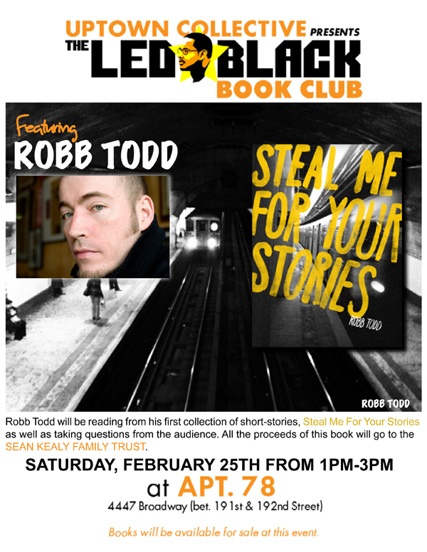 The Led Black Book Club ft Robb Todd Author of Steal Me For Your Stories