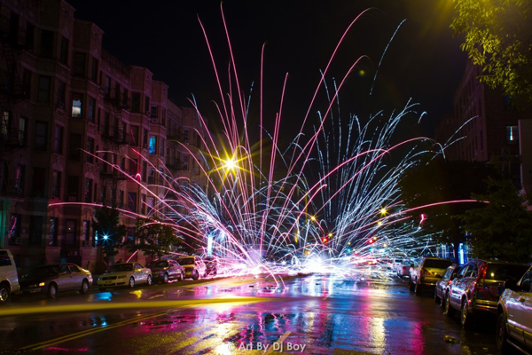 Fireworks July 4th Washington Heights