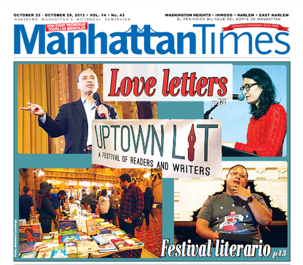 Uptown Lit - Manhattan Times Cover