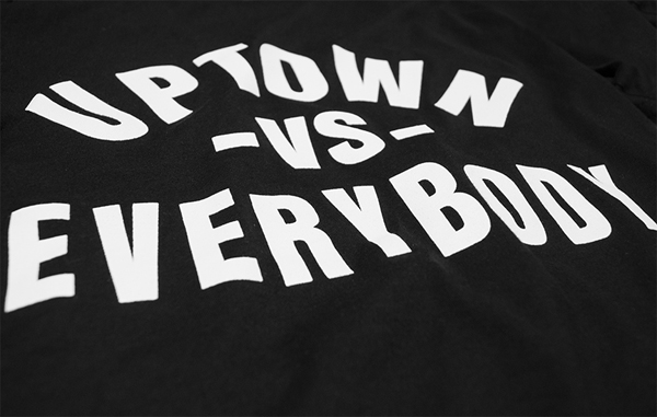 Uptown VS Everybody Tee Close Up