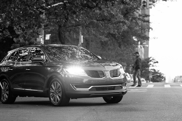 2016 Lincoln MKX - Black And White - Bus Stop