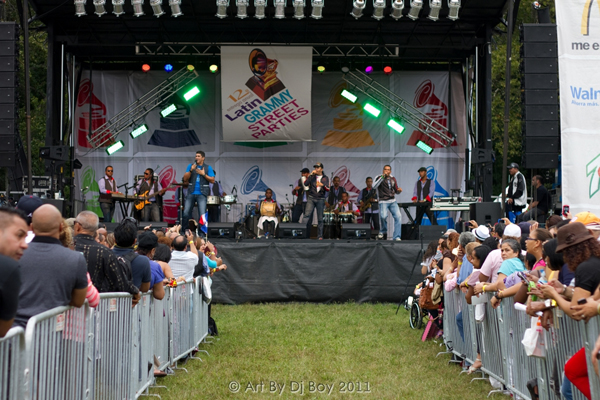 Latin Grammy Street party