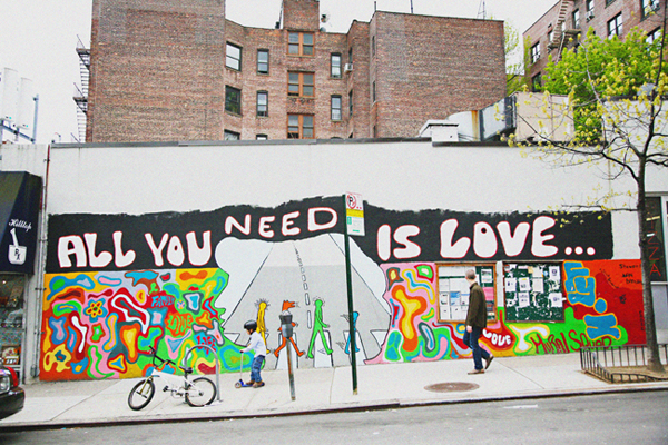 Washington Heights - All You Need is Love Mural