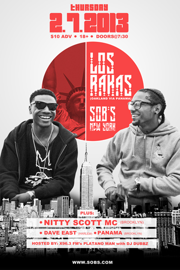 Los Rakas @ SOB's