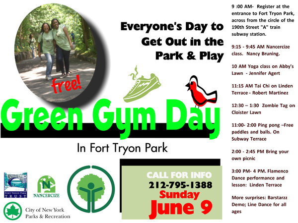 Green Gym Day @ Fort Tryon Park