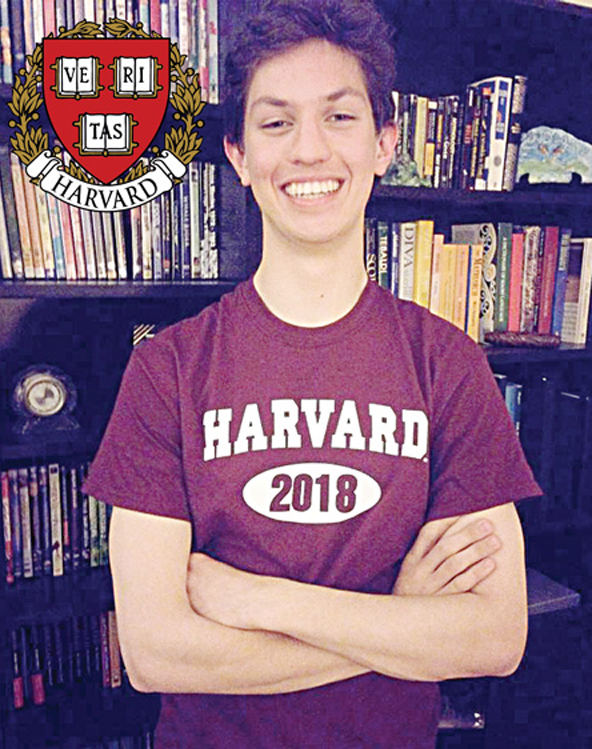 Local student Christian McArthur is headed to Harvard University.