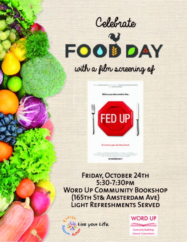 Food Day Event @ Word Up Books
