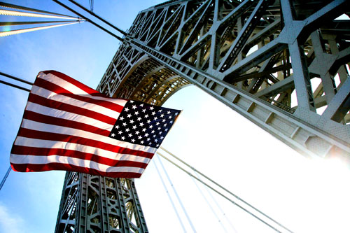 4thofjuly - American Flag - Bridge