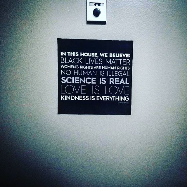 Black Lives Matter Door Sign